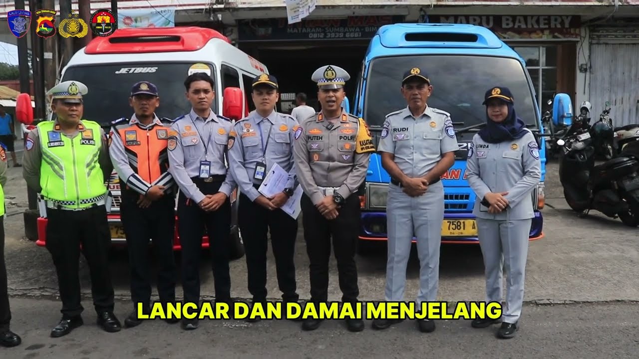 Ops Keselamatan Rinjani 2026: Satlantas Polresta Mataram Gelar Ramp Check Angkutan Umum