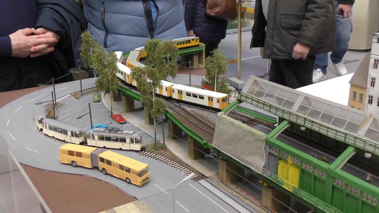 Berliner U-Bahnlinie A an der Eberswalder Straße in 1:87 - 12. Mittenwalder Modellbahntage