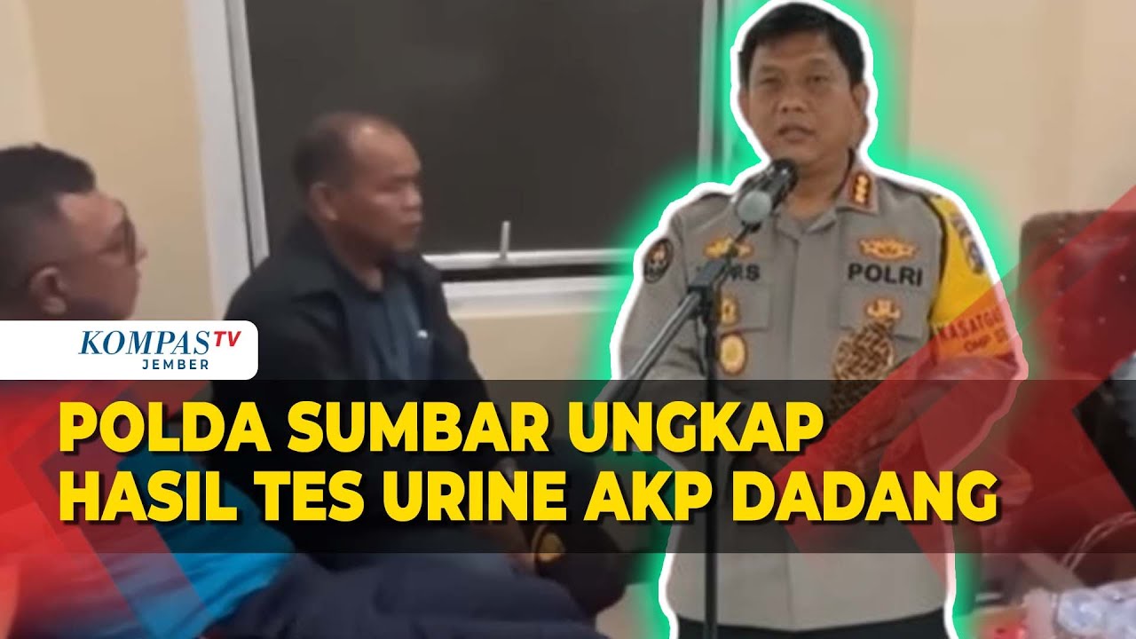 Terungkap, Hasil Tes Urine AKP Dadang Iskandar Tersangka Penembakan Kasat Reskrim Solok Selatan