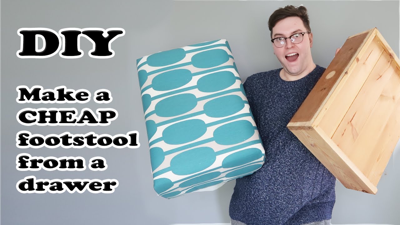Make a cheap, oversized footstool | DIY: How to