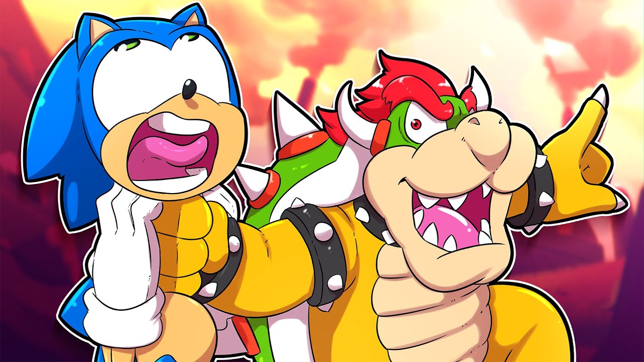 SONIC E BOWSER SAÍRAM NA PORRADA! (ANIMAÇÃO)