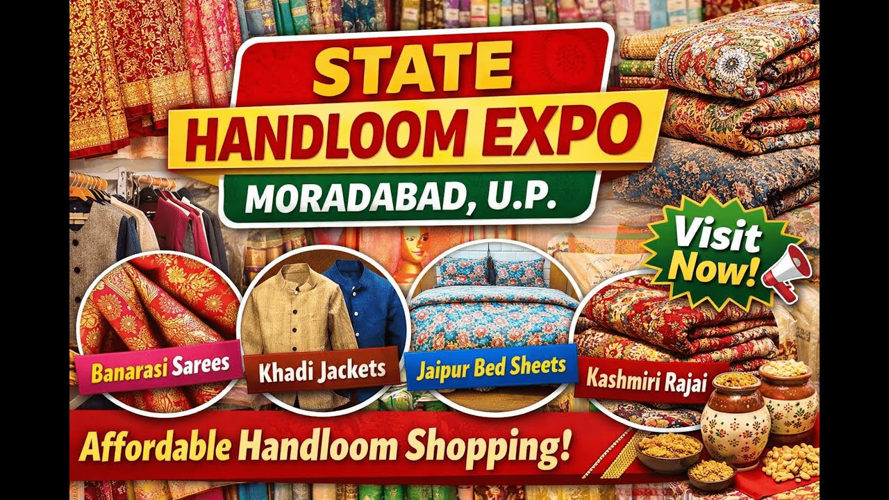 UP State Handloom Expo | राज्य हथकरघा प्रदर्शनी | #bunkar