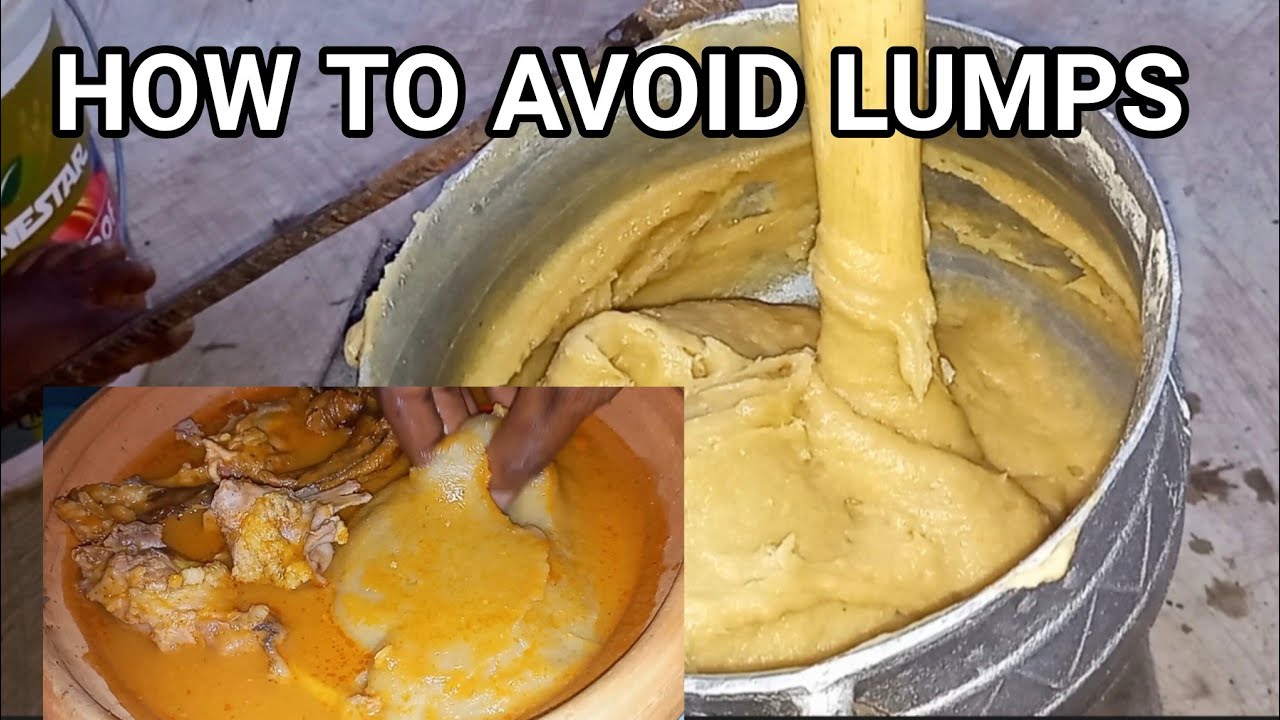 SIMPLEST AND EASIEST WAY TO MAKE KOKONTE (CASSAVA FLOUR) WITHOUT LUMPS #cooking #cassavaflour