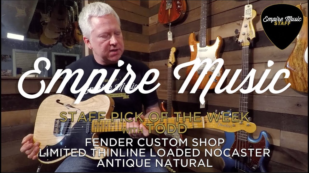 Fender Custom Shop Thinline Nocaster - EMPIRE MUSIC