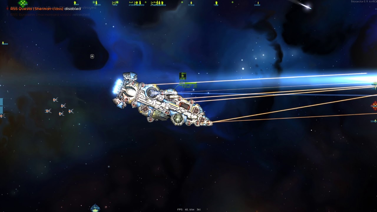 Starsector - Four Odyssey Capital Fleet