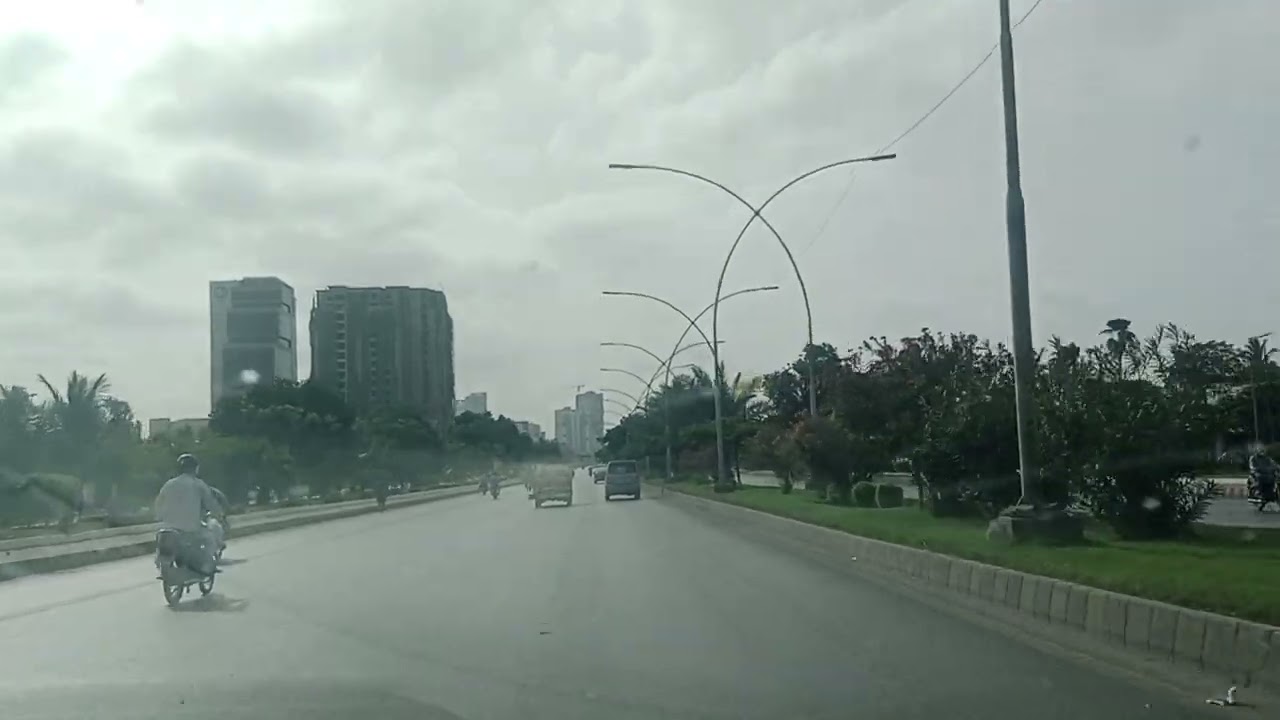 Sunday Morning Karachi Travels , Empty Roads ,