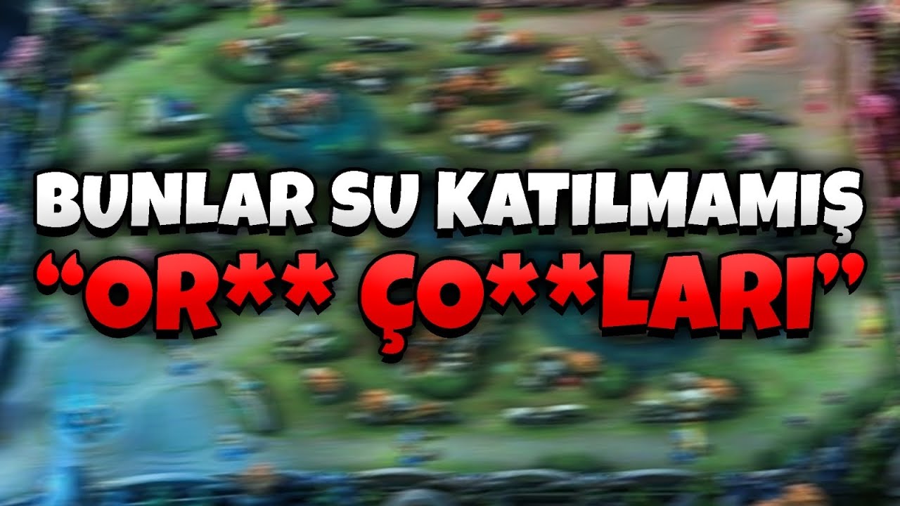 BUNLAR SU KATILMAMIŞ OR*** ÇO**LARI