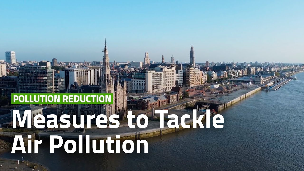 How does the city of Antwerp fight against air pollution?