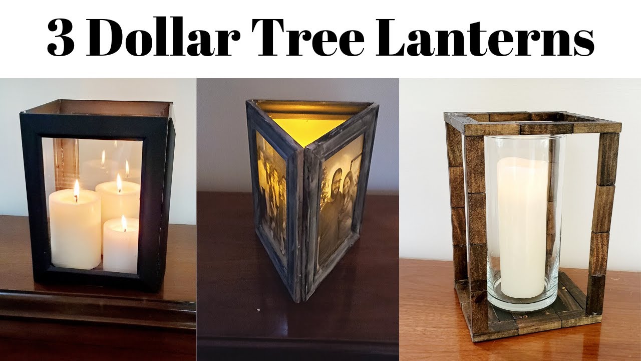 3 Dollar Tree Lantern DIY's // Craft it 3 Ways Collab