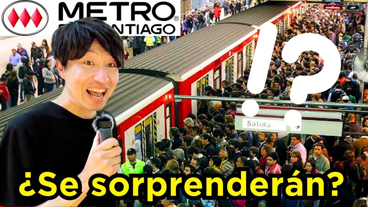 ¿Qué pasa si una JAPONÉS se convierte en LOCUTOR del METRO de SANTIAGO?