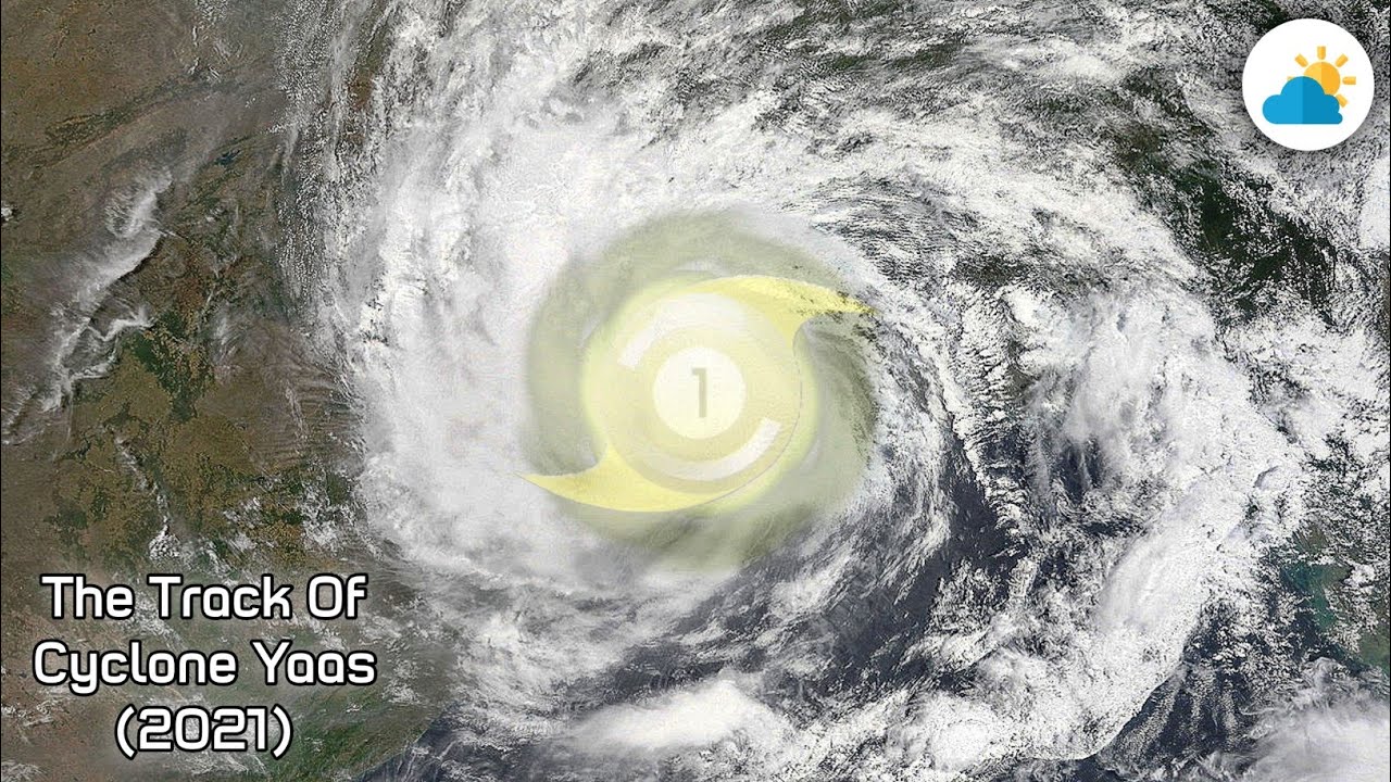 The Track Of Cyclone Yaas (2021)
