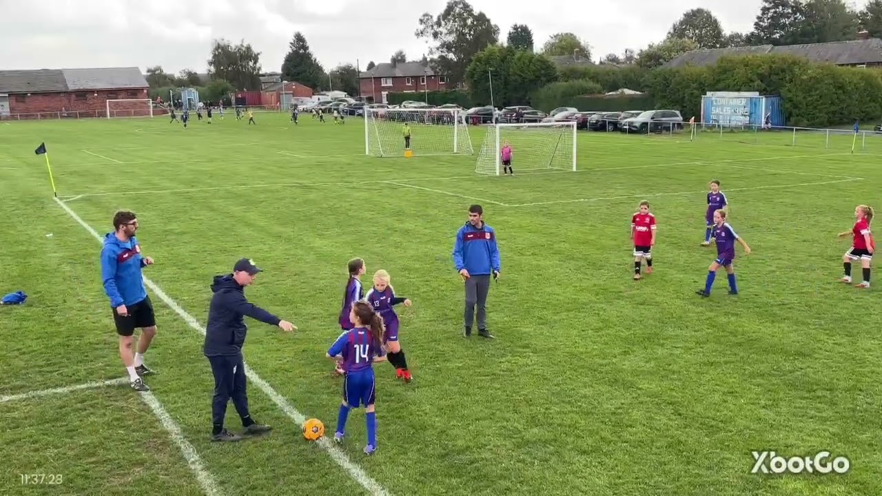 Rothwell town reds u9s Vs u9s methley United lionesses ❤️