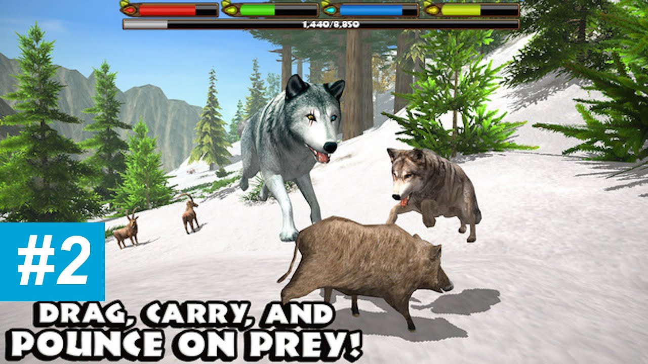 ULTIMATE WOLF SIMULATOR - Part 2 - HIGH LEVEL - walkthrough - iPhone, iPad, and iPod touch.