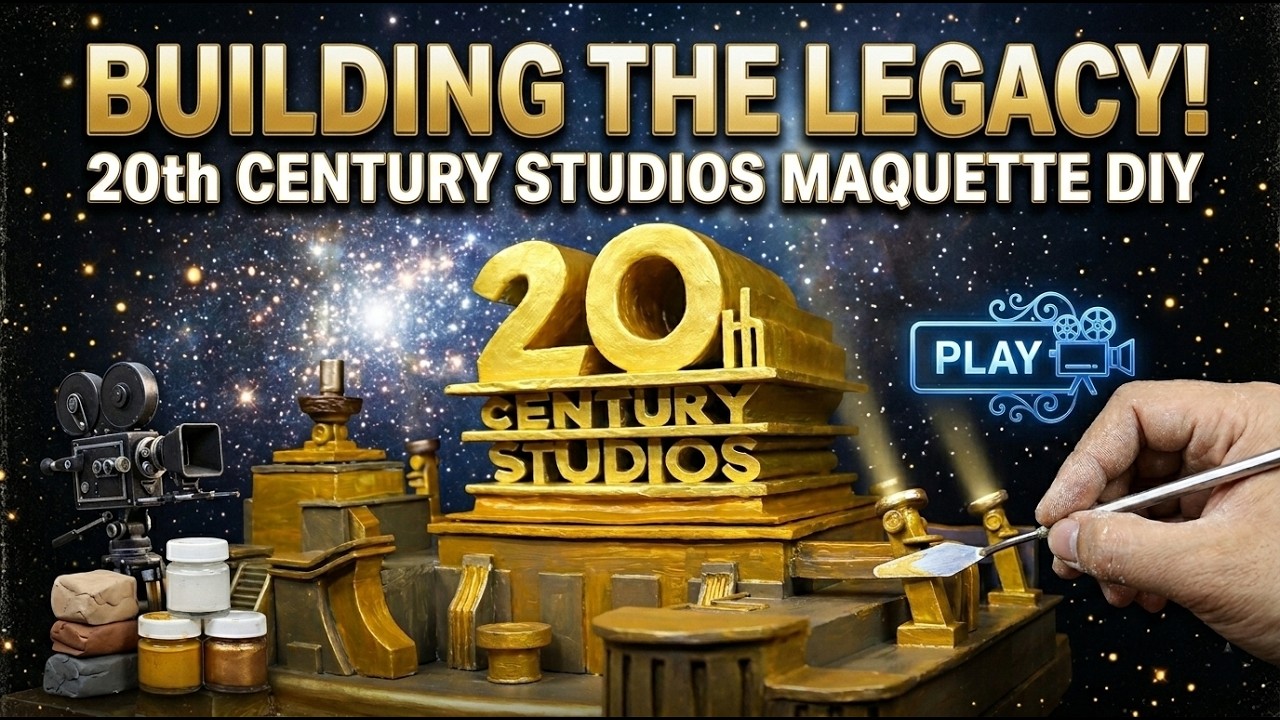 20th Century Studios Logo Diorama [20th Century Fox] | Timelapse