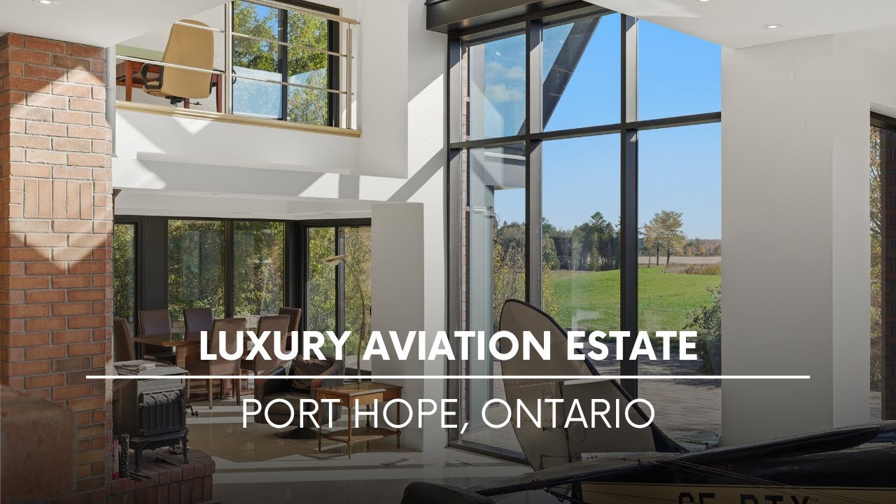 Luxury Aviation Estate | Private Airstrips, Hangar & 240 Acres in Port Hope, Ontario