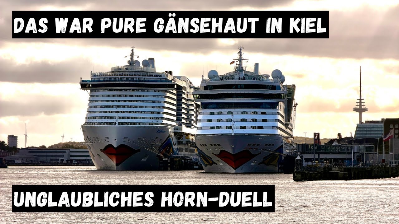 Ein Moment für die Ewigkeit – Das Horn-Duell zwischen AIDAnova und AIDAluna