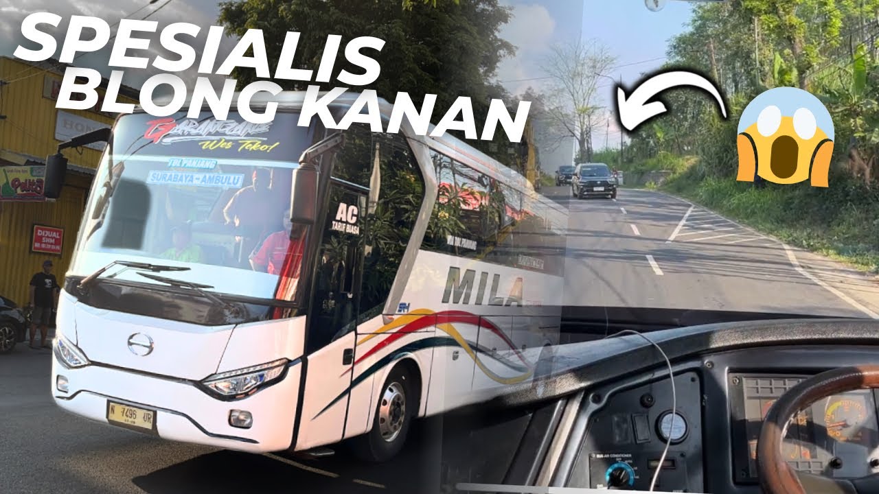 Aksi GAS POLL BLONG KANAN Bus MILA Tetap GESIT Walau Macet Panjang