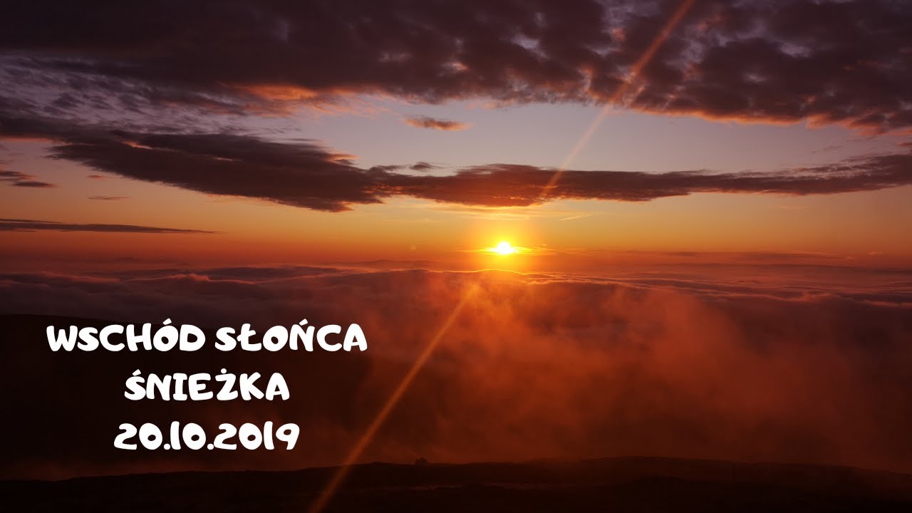 Śnieżka Wschód Słońca Październik 2019 / Sněžka Východ Slunce Říjen 1603 m n.p.m