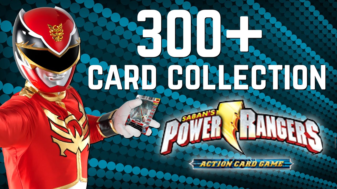 Моя коллекция карточек действий Power Rangers Megaforce Came! Более 300 карточек!!
