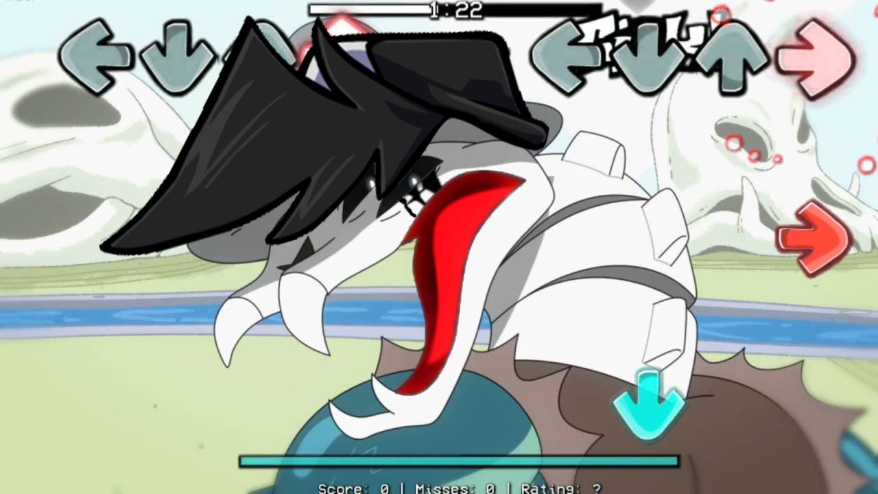Monochrome fnf be like in adventure time