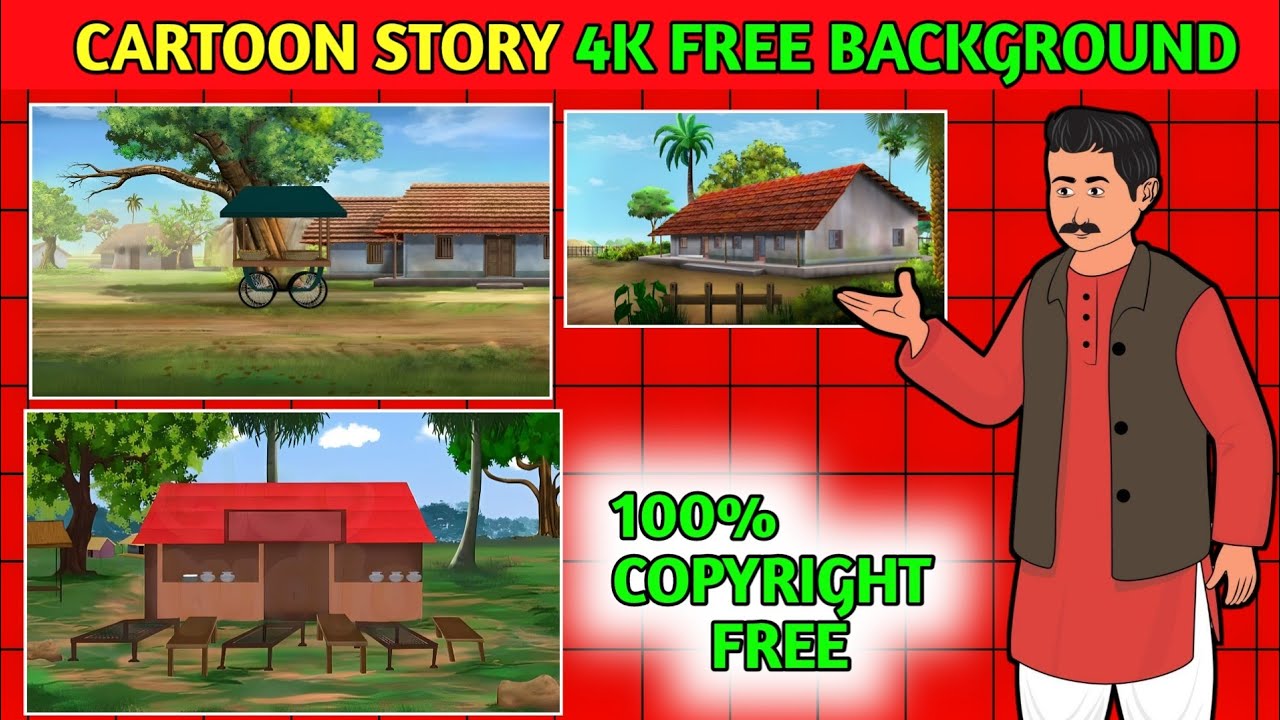 180+ CARTOON STORY BACKGROUND COPYRIGHT FREE 🔥 