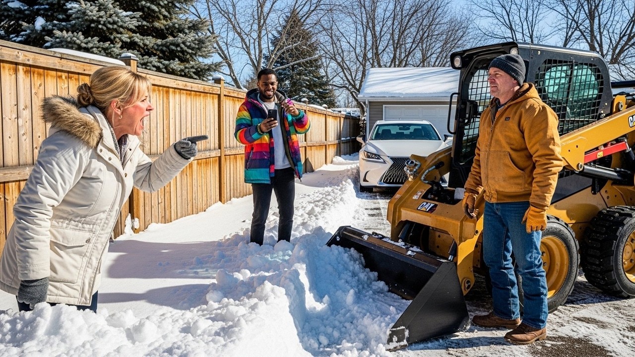 HOA Demanded My Loader Clear Snow for Free, So I Cleared a Path Only Around My Fence