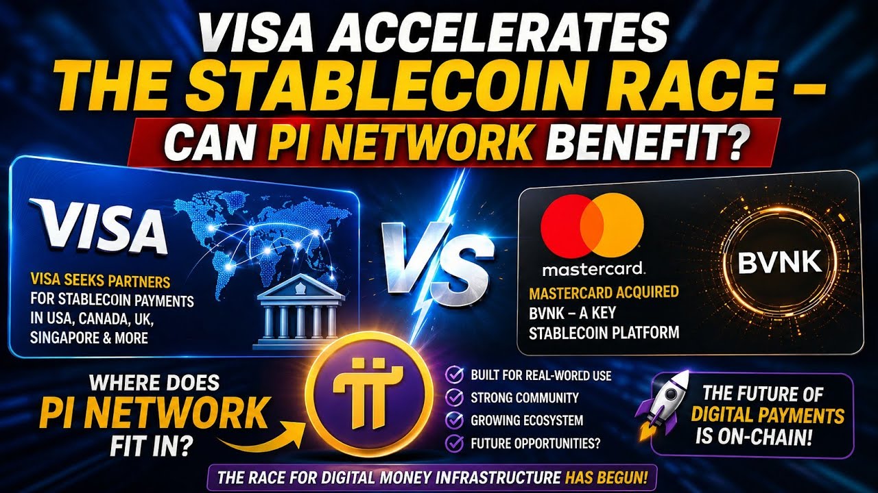 🚀 VISA И ПРИНЯТИЕ STABLECOIN: ГОНКА В PI NETWORK &ndash; СМОЖЕТ ЛИ PI NETWORK ИЗВЛЕЧЬ ВЫГОДУ ИЗ ЭТОГО Т...