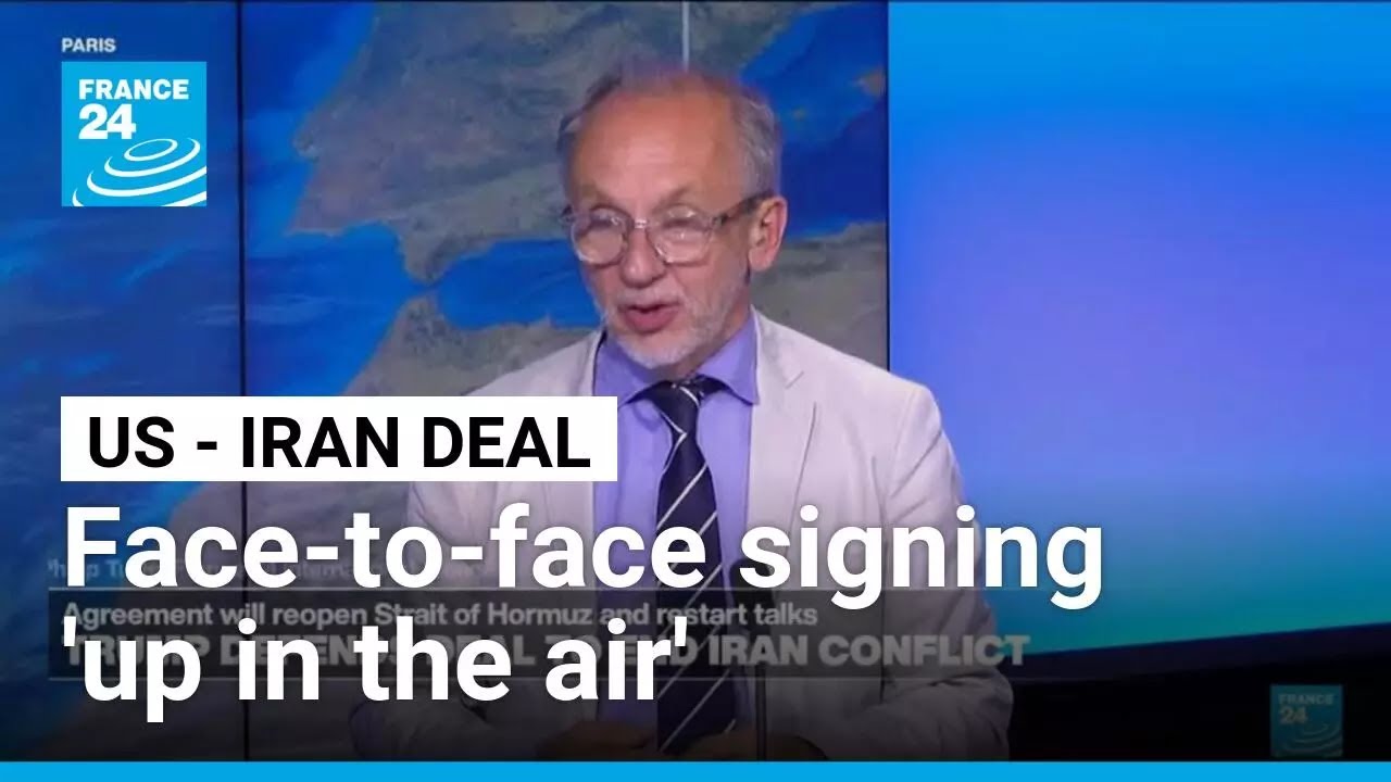 Face-to-face signing of US-Iran deal 'up in the air' after Trump's Versailles signing &bull; FRANCE 24