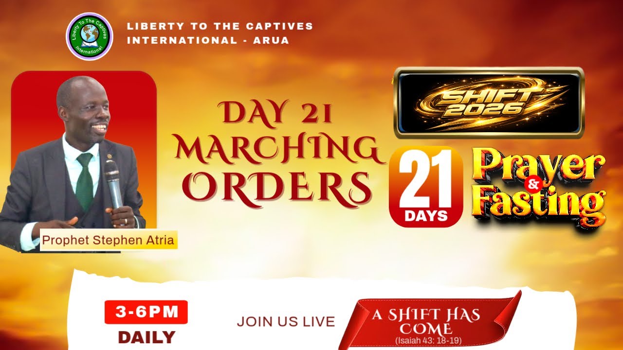 DIRECTION FOR DAY 21 || PROPHET STEPHEN ATRIA || 22-01-2026