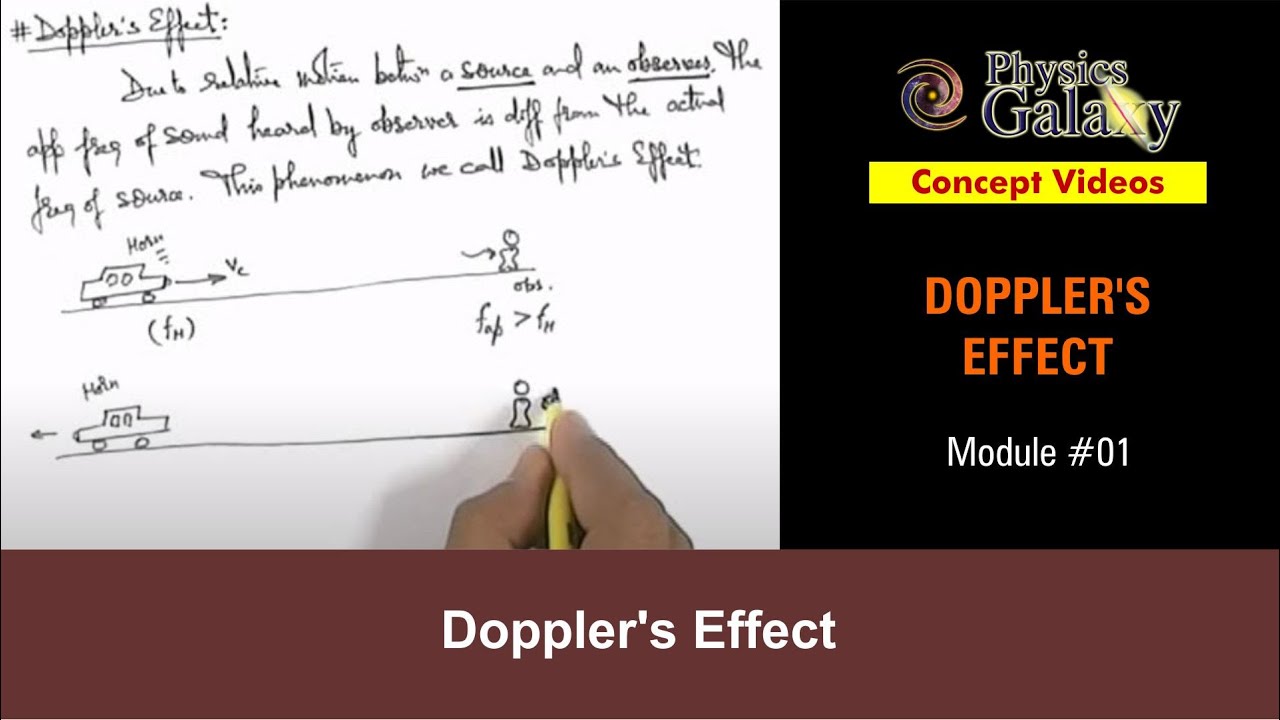 Class 11 Physics | Doppler's Effect | #1 Doppler's Effect | For JEE & NEET