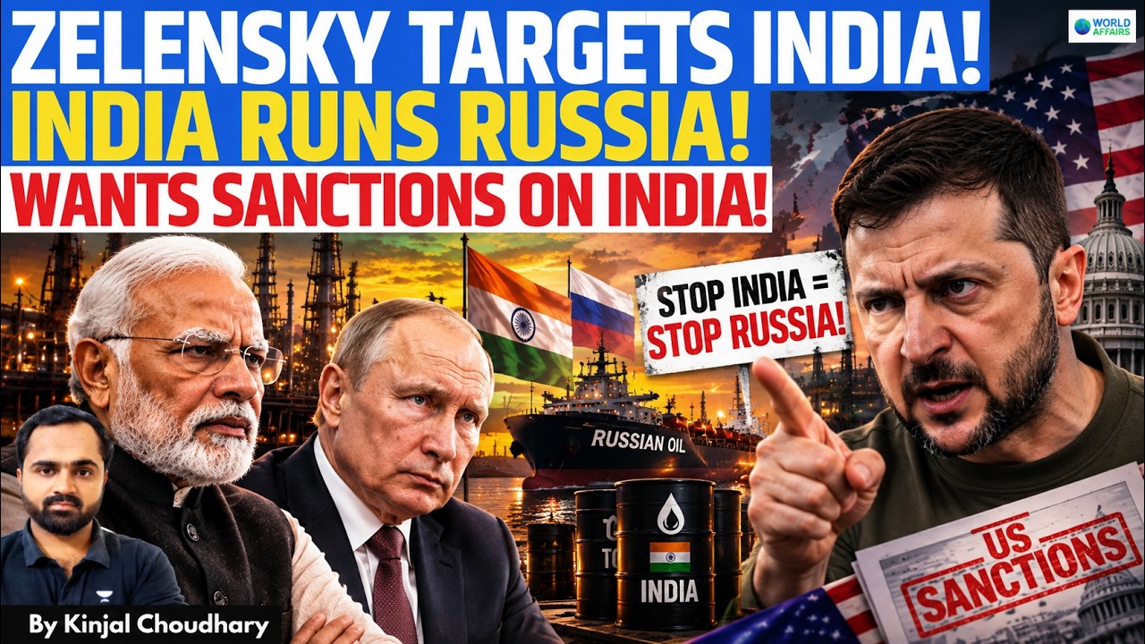 TIME TO SCHOOL ZELENSKY? Ukraine Pushes US Sanctions On India | Says Delhi Runs Russia | Kinjal