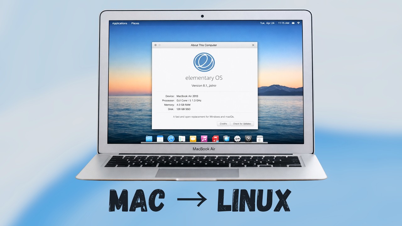 Jak zainstalować system operacyjny Elementary OS na MacBooku Air z 2014 roku &ndash; Linux stworzony dl...