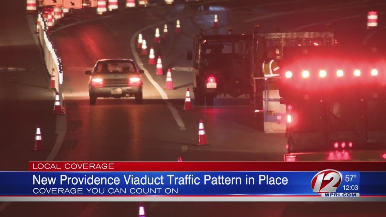RIDOT: Stay in your lane through viaduct construction zone