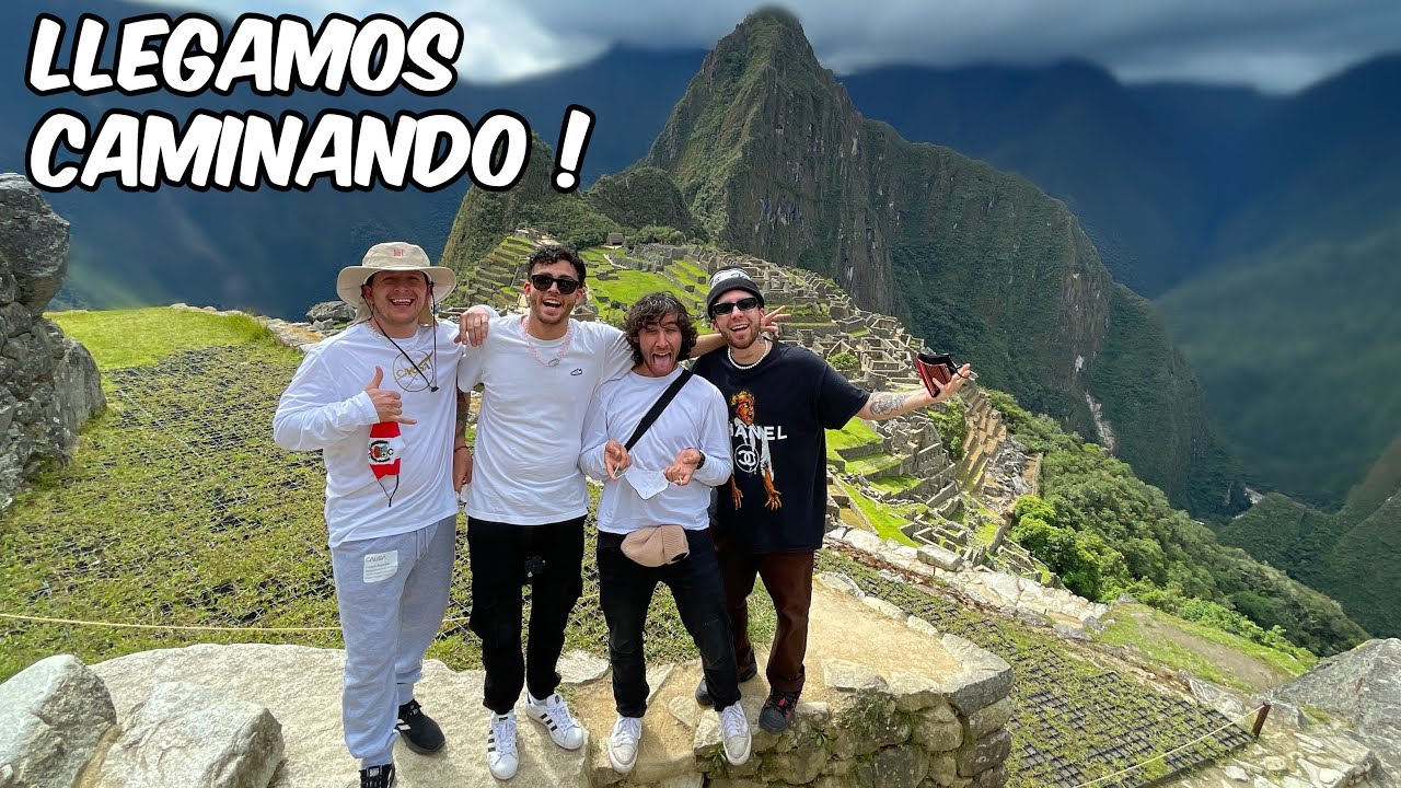 We arrived at Machu Picchu by WALKING!! (1,200km)