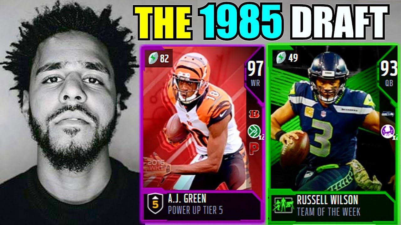 THE 1985 DRAFT! PLAYERS BORN CLOSEST TO 1985 IN EVERY ROUND! Madden 18 Draft Champions
