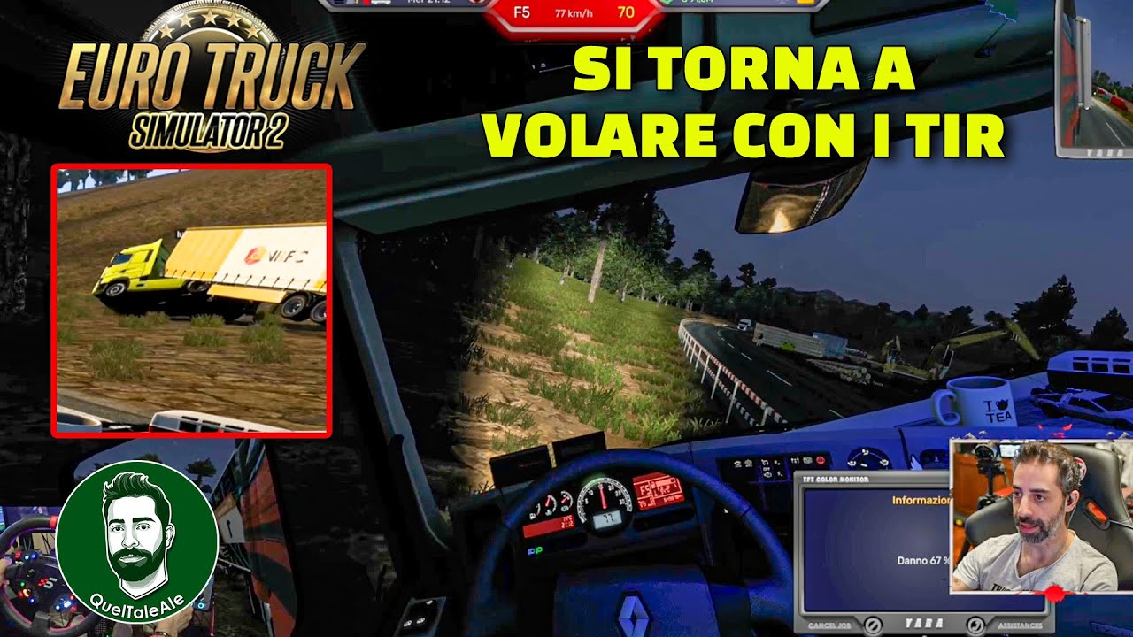 SI TORNA A VOLARE CON LA BANDA TRA DEVIAZIONI INFINITE - Euro Truck Simulator 2 - Gameplay ITA