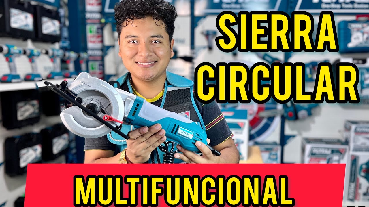 Sierra circular compacta TOTAL - sierra circular multifuncional