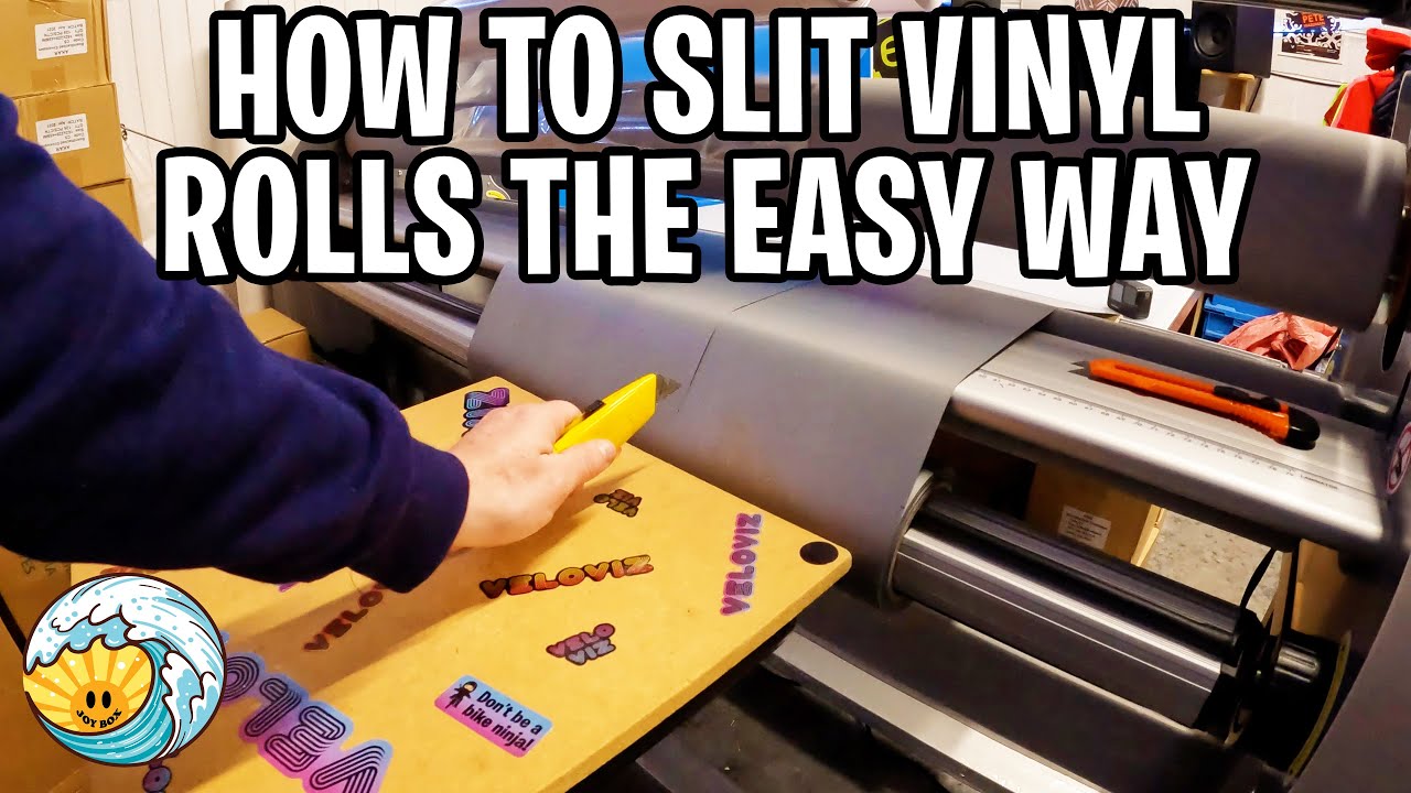 How To Slit Vinyl Rolls The Easy Way