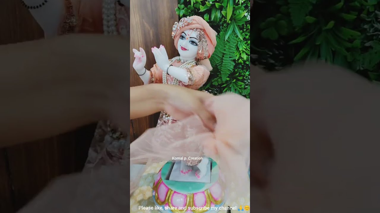 SHRI KRISHNA SHRINGAR AT HOME MUST WATCH 🙏RADHE 🙏KRISHANA🙏