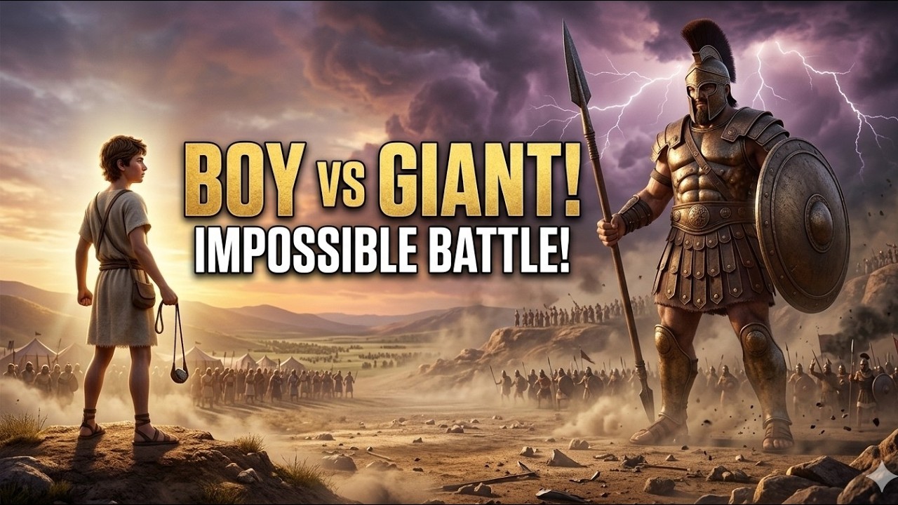 David vs Goliath: The Shepherd Who Defeated a Giant | Epic Bible Animation