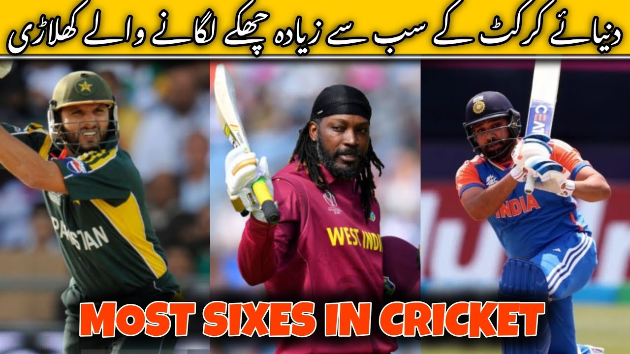 Top 7 Cricketers with Most Sixes in World Cricket | Biggest Six Hitters of All Time | 2026
