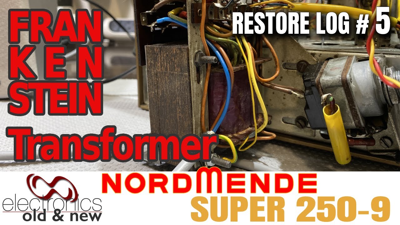 Sometimes we need to Frankenstein a power transformer. Nordmende Super 250-9 rest. pt. 5