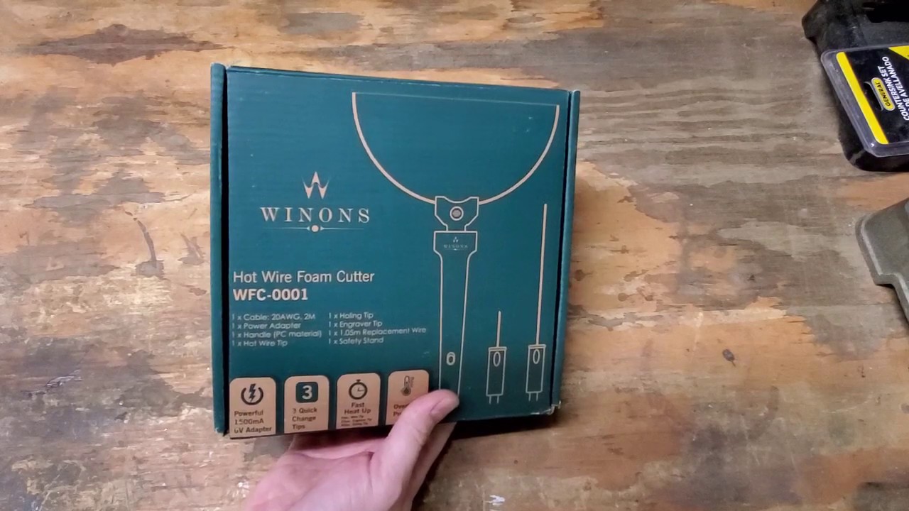 Winons Hot Wire Foam Cutter WFC-0001 Basic Review and Demo