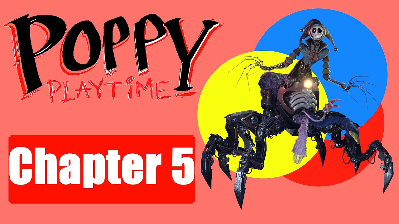 Poppy Playtime FULL Walkthrough (Ch. 1–5) – Secrets, Jumpscares & 100% Completion -This is Chapter 5