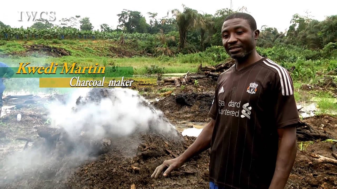 The Charcoal Maker in Miwsake, Cameroon