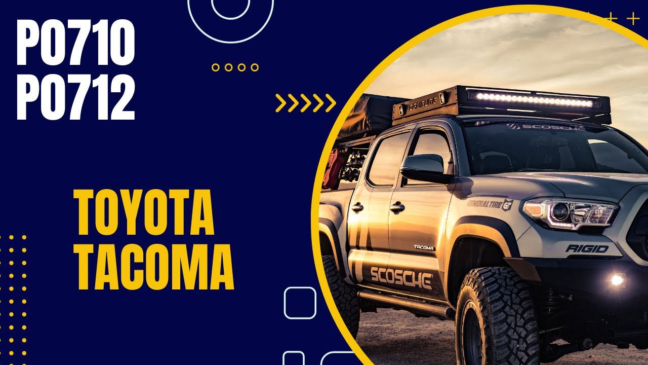 2003 Toyota Tacoma Diagn&oacute;stico y Reparaci&oacute;n de C&oacute;digos P0710 y P0712