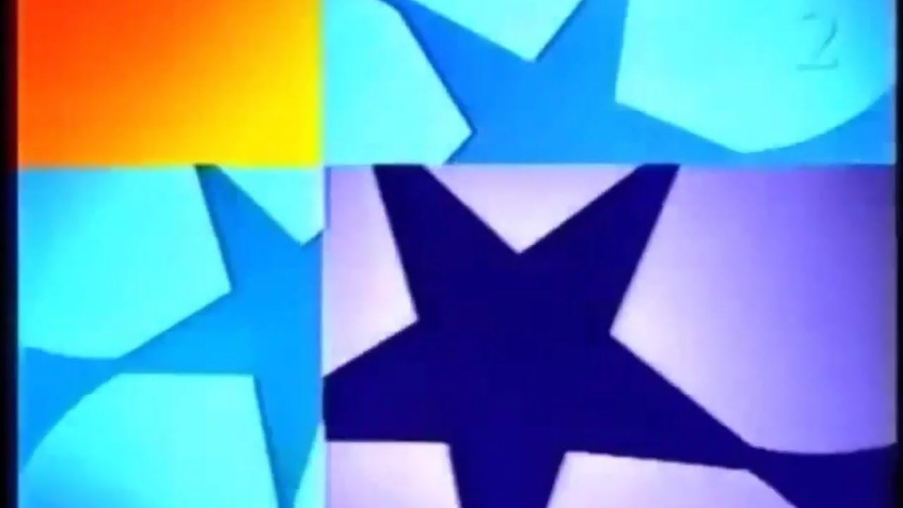 svt2 idents / vinjetter 2001-2005 (Femklövern) Blomstärnan 15st