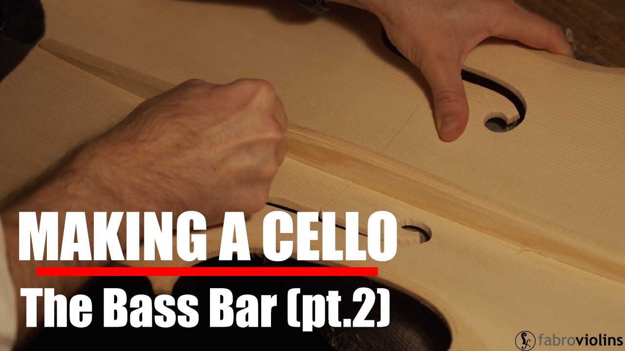 MAKING A CELLO | Bass Bar (part 2) | Ruggeri Model