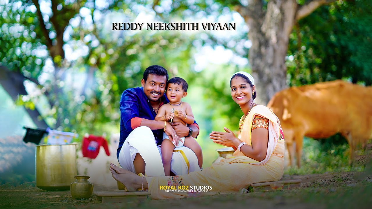 Neekshith | First Birthday | Baby Boy | Milk bath| |Telugu Video Song | Best Pre Birthday shoot 2024