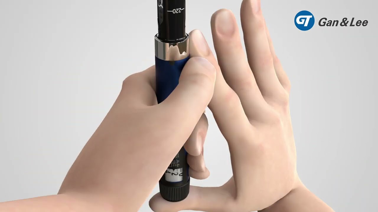 Vídeo Instrução uso caneta GanLeePen e Xiu Lin Pen